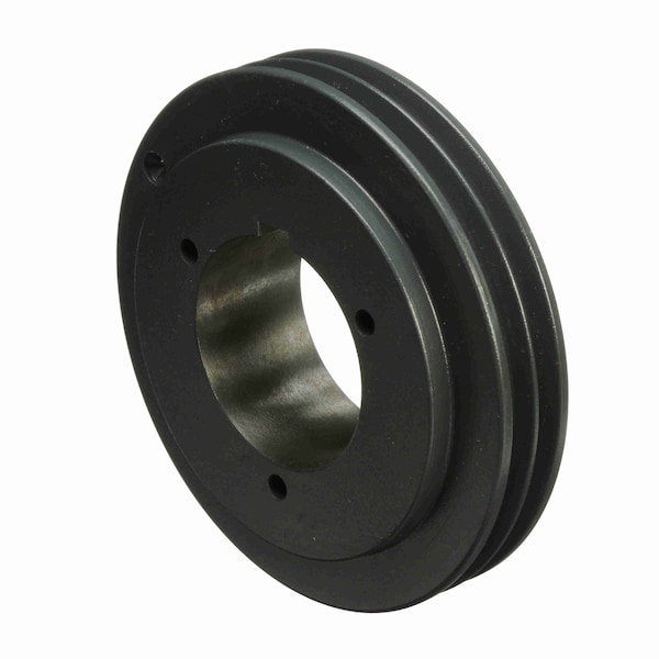 2 Groove Cast Iron Bushed Bore Multiple Sheave, 2Q3V65